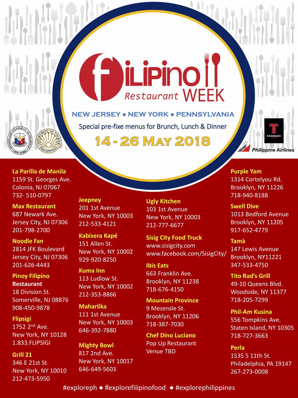 Filipino Restaurant Week