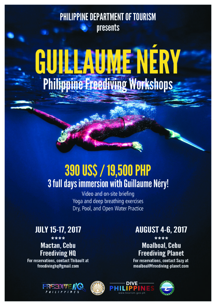 Guillaume Nery Main Poster A4 size