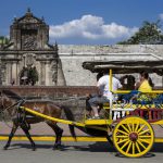Horse-drawn calash in Manila