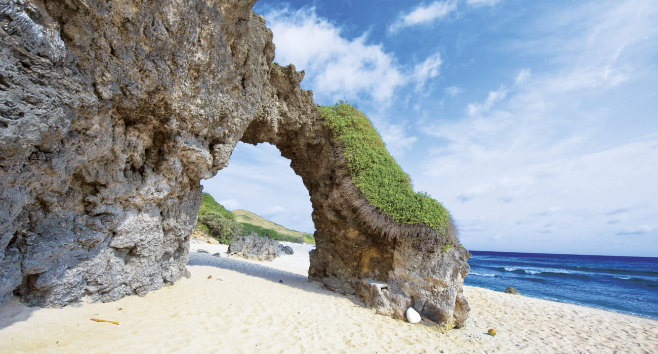 rock arch by the shore philippines