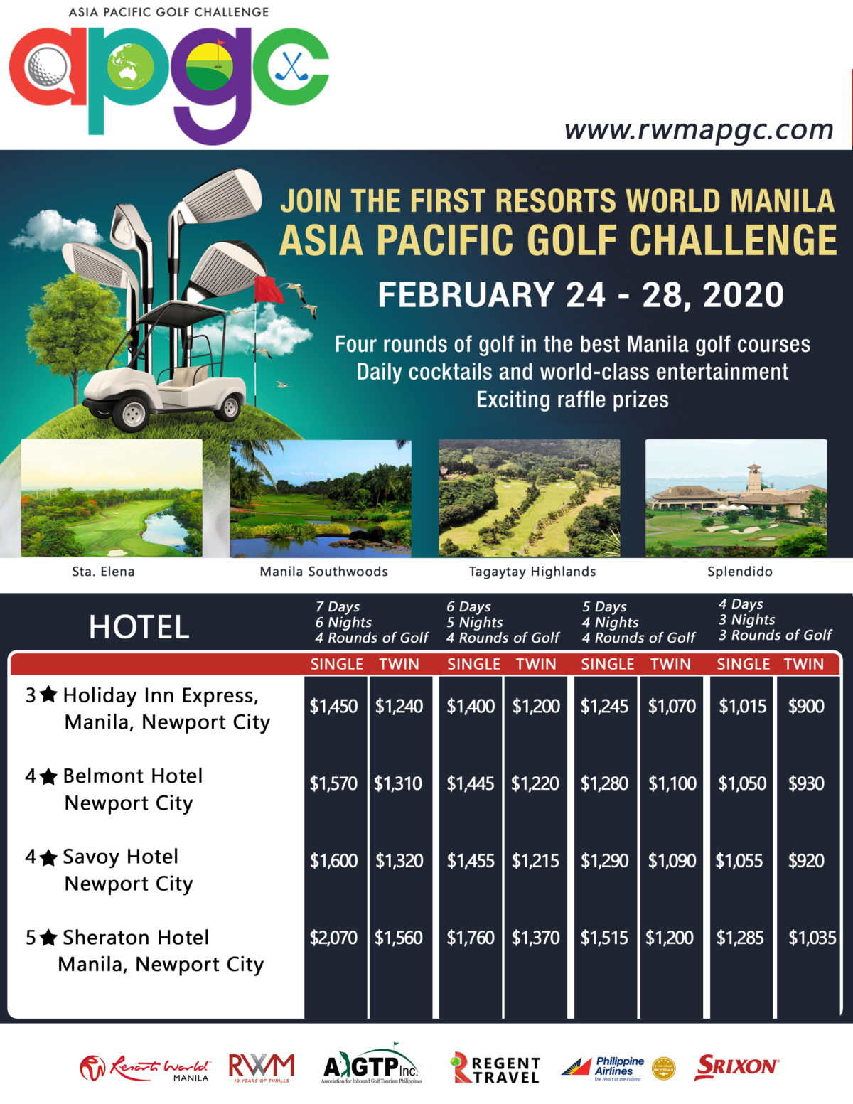 asia pacific golf tour