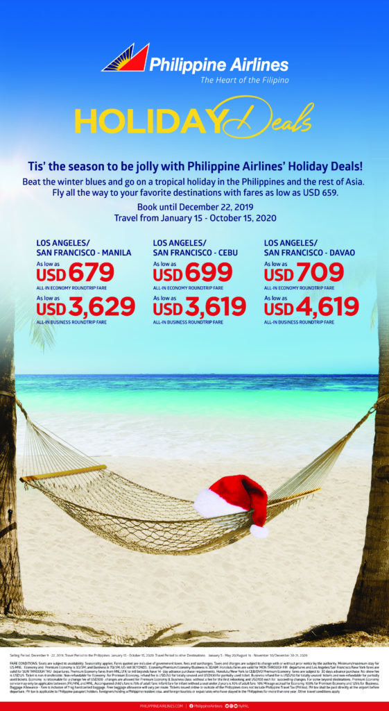 PAL Holiday Deals Flyer