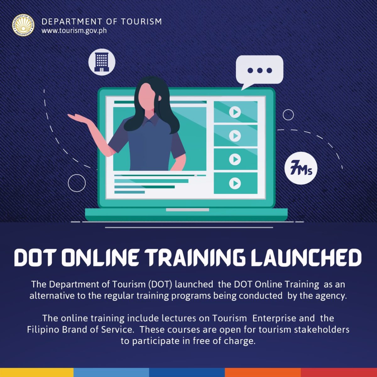 DOT OFFERS ONLINE “ENHANCED OPPORTUNITY” TRAINING FOR TOURISM STAKEHOLDERS