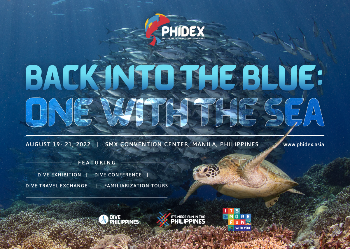 DOT’s Philippine International Dive Expo (PHIDEX) returns to Manila in August 2022