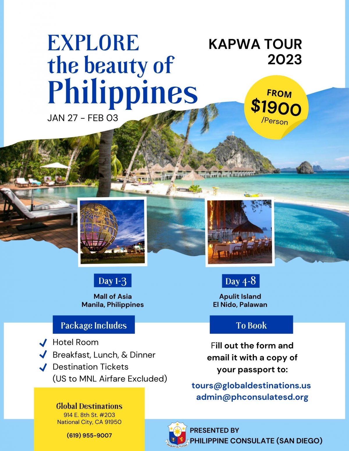tourist spot in the philippines brochure